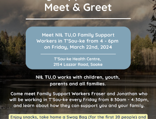 NIȽ TU,O Family Support Worker Meet and Greet in T’Sou-ke